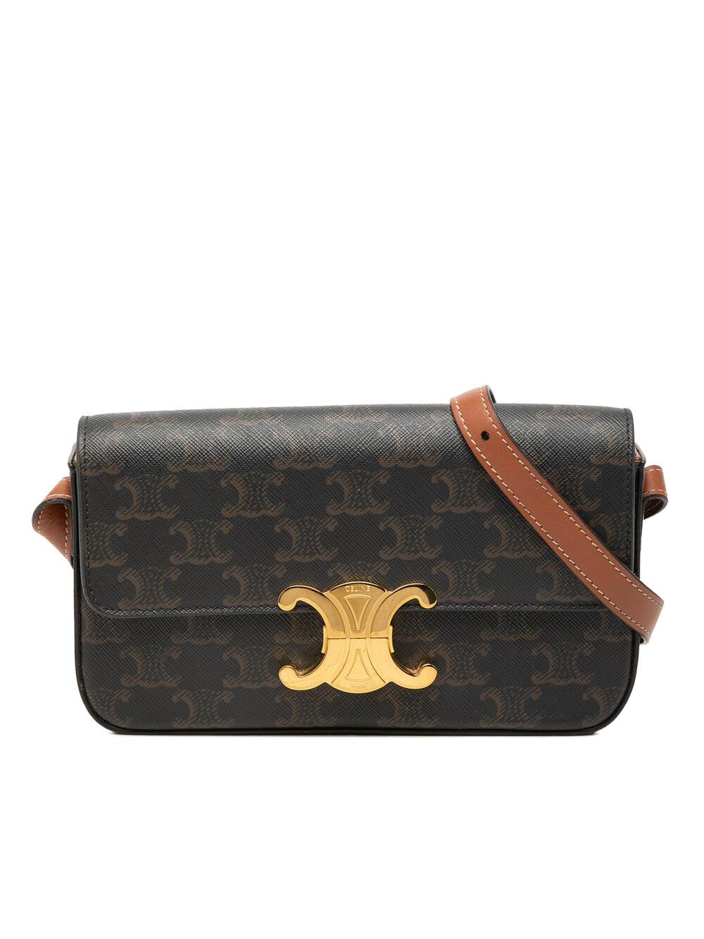 Celine Triomphe East-West Shoulder Bag #367700C18B